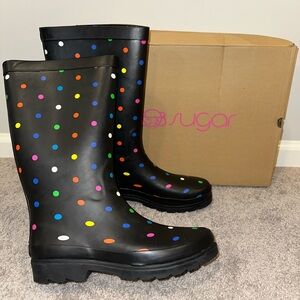 Sugar Raffle4 Rain Boot